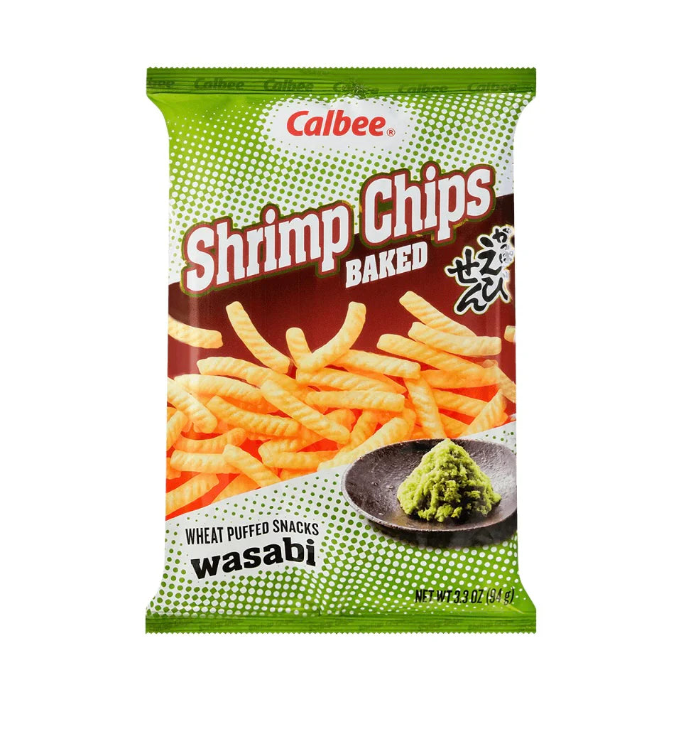 CALBEE CRISPY SHRIMP CHIPS WASABI FLAVOR (JAPAN)