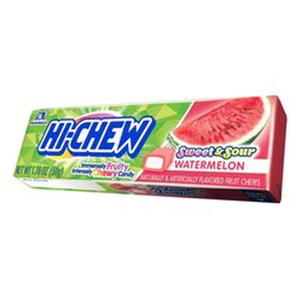 HI-CHEW STICK CHEWY FRUIT CANDY WATERMELON (USA)