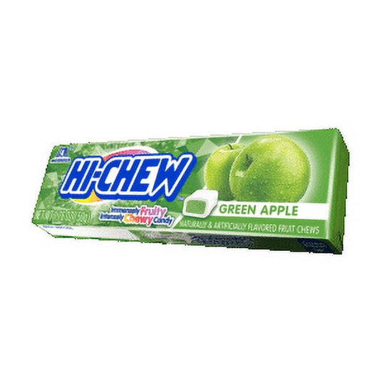 HI-CHEW STICK CHEWY FRUIT CANDY GREEN APPLE (USA)