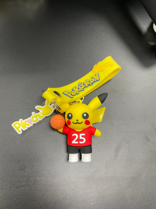 BASKETBALL PICHU POKEMON KEYCHAIN (JAPAN)