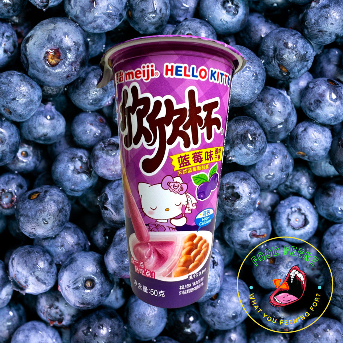 HELLO KITTY DIPPING BISCUITS - BLUEBERRY (JAPAN)
