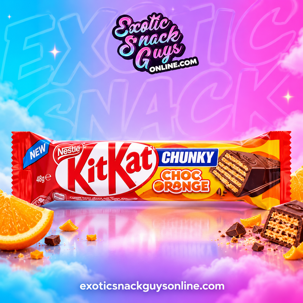 KITKAT CHUNKY CHOC ORANGE PRODUCT OF AUSTRALIA 🇦🇺