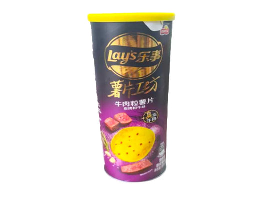 LAYS PREMIUM ROASTED WAGYU BEEF FLAVOR POTATO CHIPS STAX (TAIWAN)