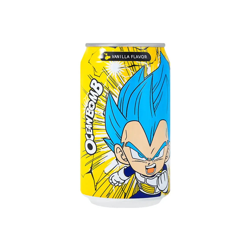 OCEAN BOMB VANILLA FLAVOR SODA 330mL DRAGON BALL COLLAB (TAIWAN)