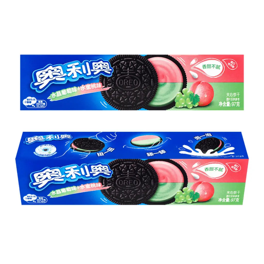 OREO CRYSTAL GRAPE & PEACH FLAVOR (CHINA)