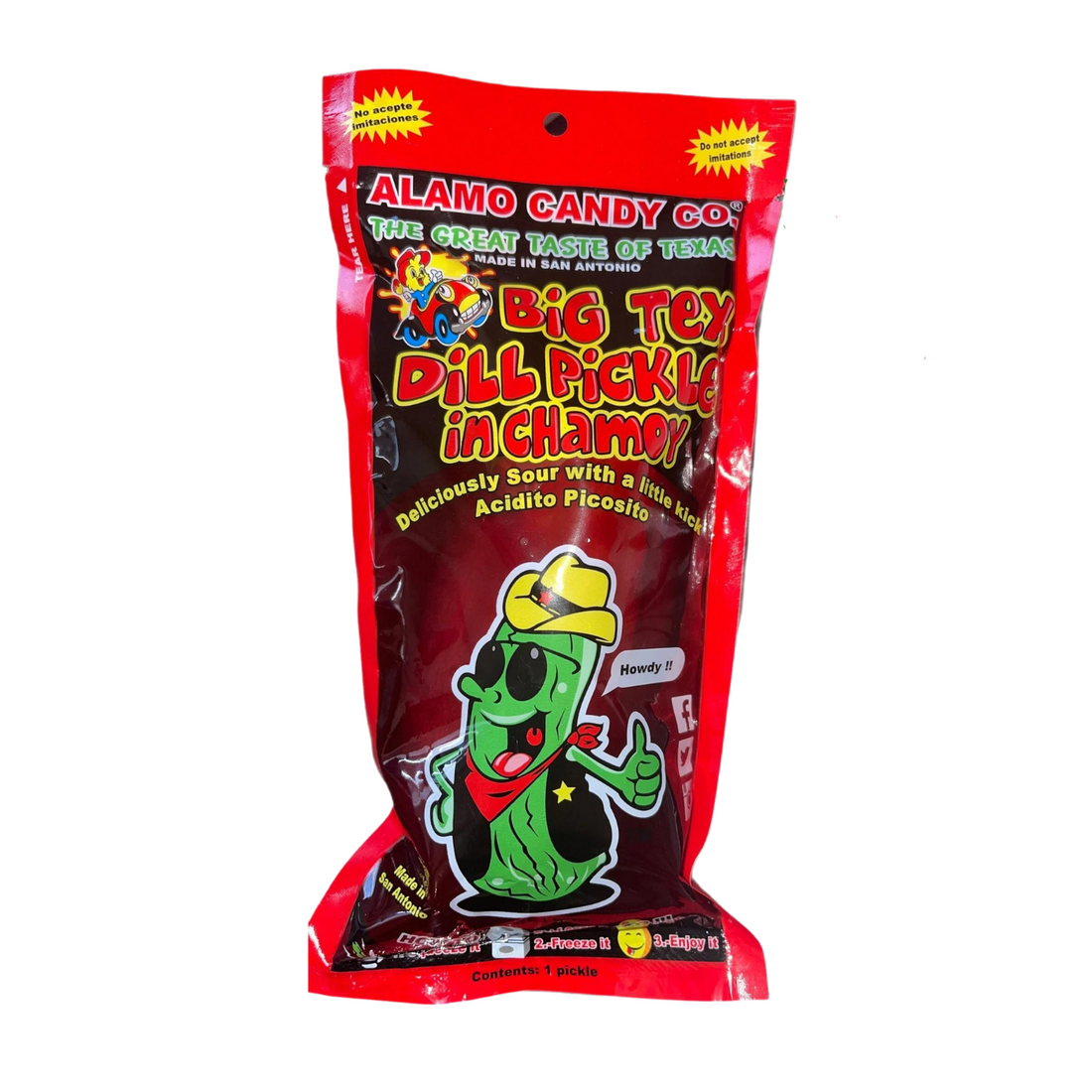 BIG TEX DILL PICKLE IN CHAMOY (TEXAS)