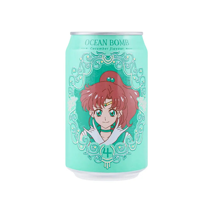 SAILOR MOON SPARKLING WATER CARBONATED CUCUMBER FLAVOR (TAIWAN)