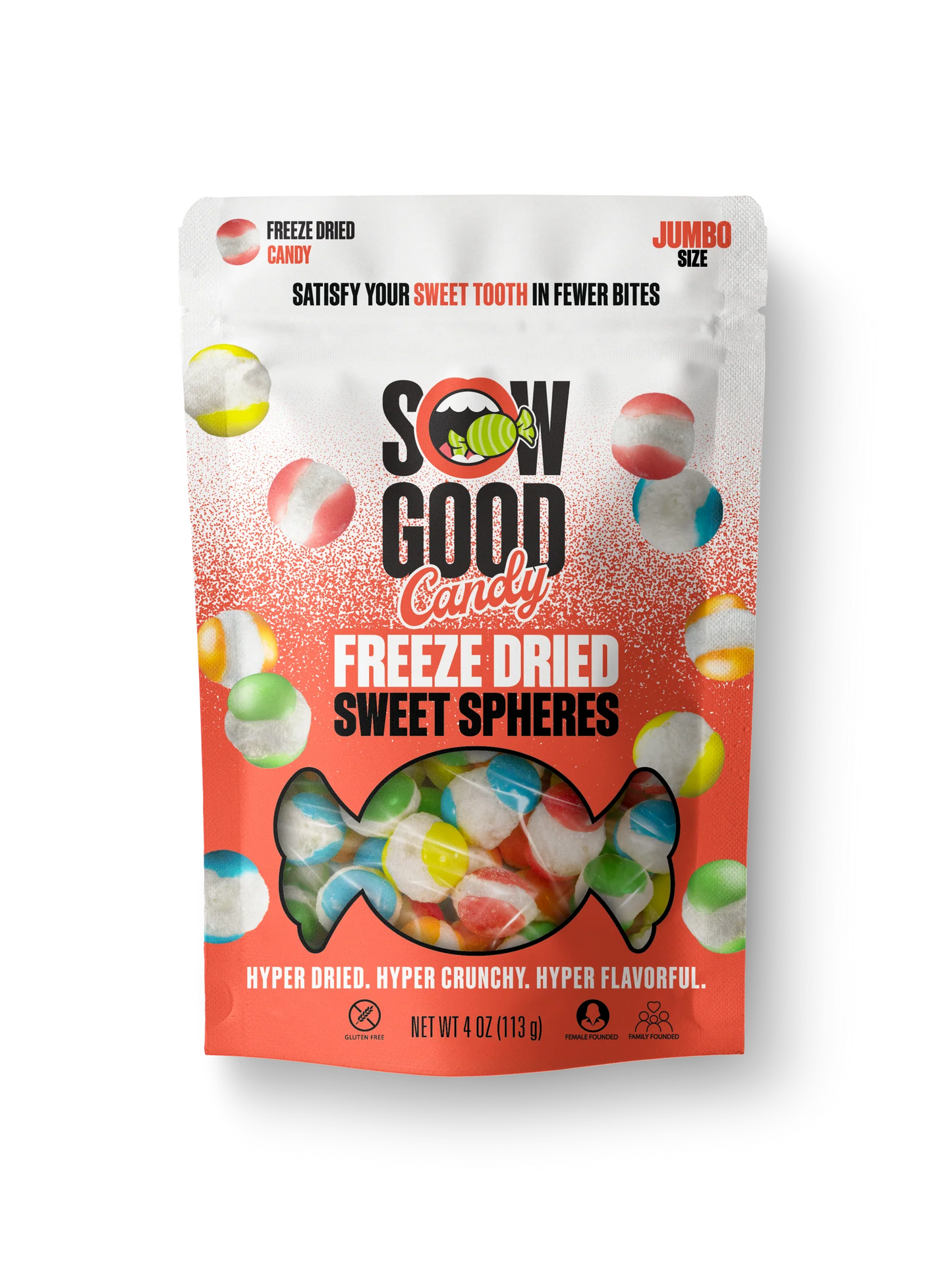 Freeze Dried Sweet Spheres