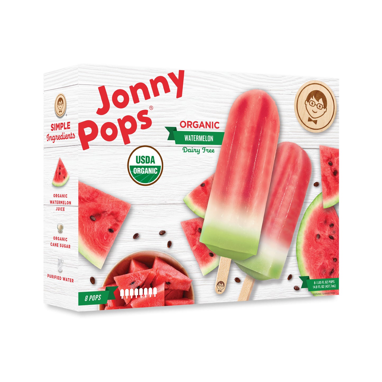 JONNYPOPS ORGANIC WATERMELON ICECREAM (USA)