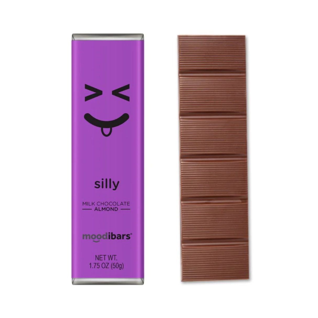 Silly Moodibar - Creamy Milk Crunchy Almond Bar