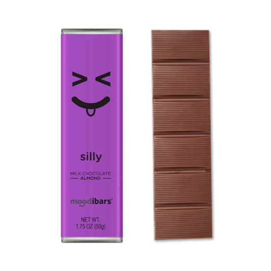 Silly Moodibar - Creamy Milk Crunchy Almond Bar
