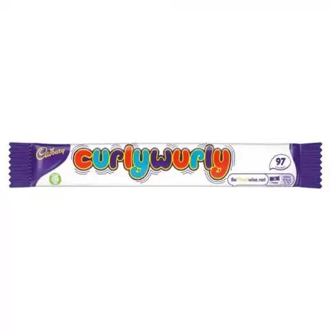 Cadbury Curly Wurly Chocolate Bar 48 x 21.5g Bars