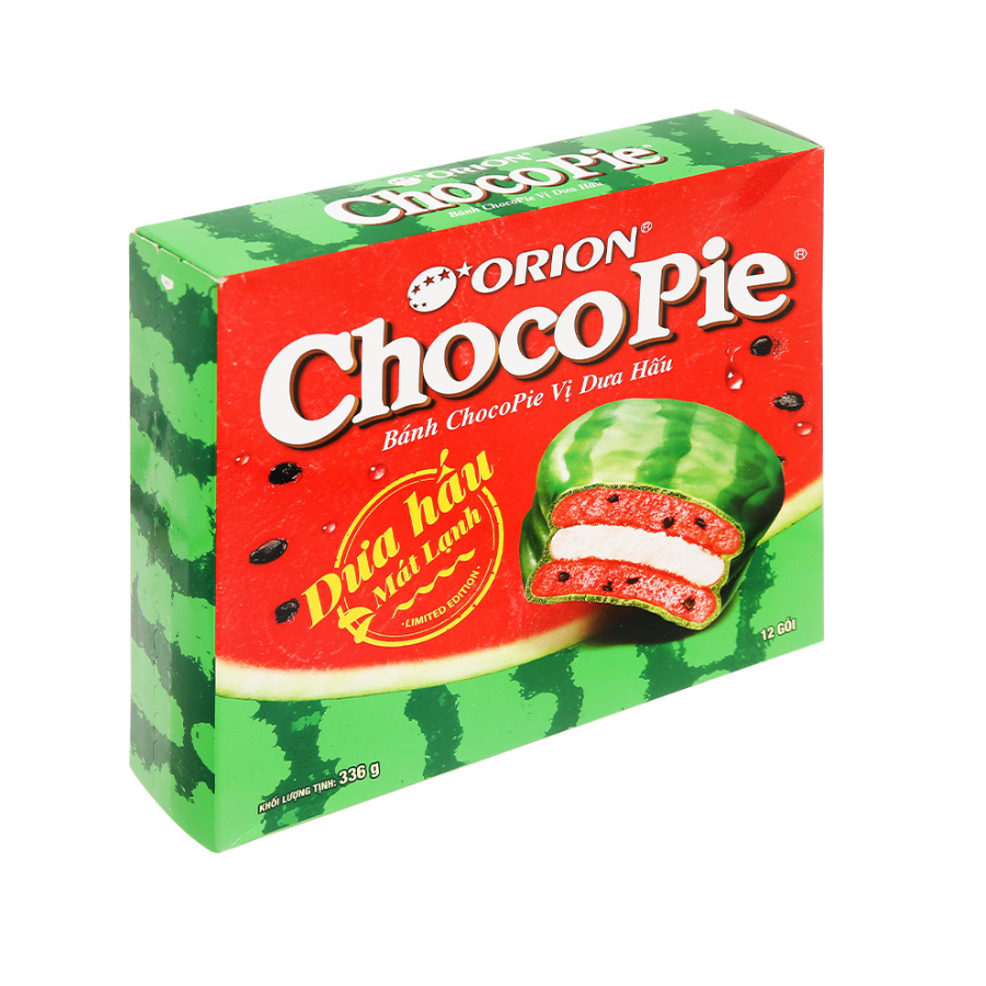 Orion Choco Pie Watermelon (Vietnam)