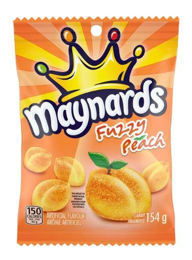 MAYNARDS FUZZY PEACH 154G (CANADA)