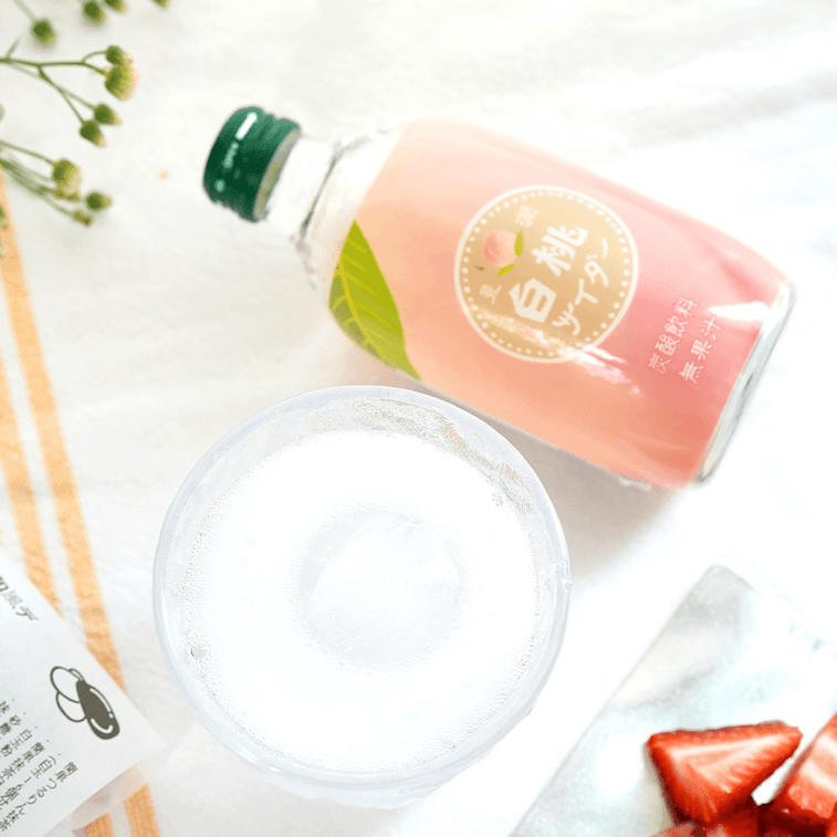 Tomomasu Peach Cider 300ml Glass Bottle (Japan)