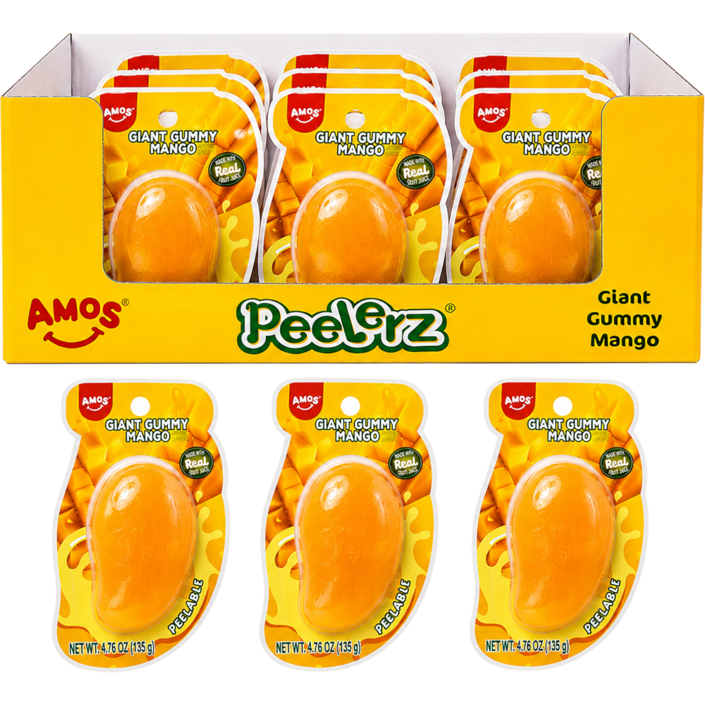 Amos Peelerz Giant Mango Gummy