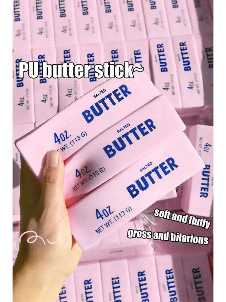 LDC 1PC PU Butter Sticker Relieve Pressure Squishy Toy