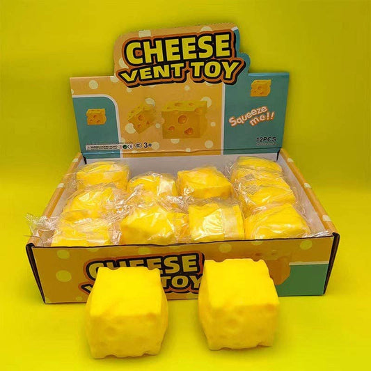 Cheese POP-UP Squishy Stress Relief Squeeze Fidget Vent Toy