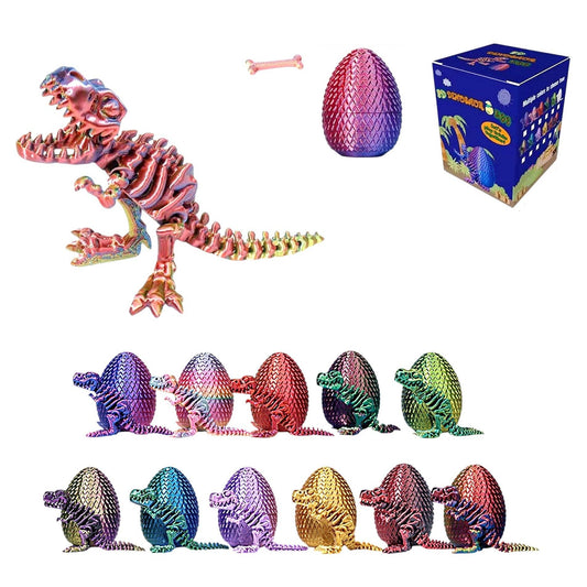 12pk 3D Printed Mystery Dino Egg