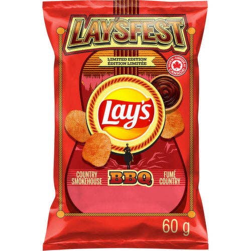 Lay’s Country Smokehouse BBQ (60g) (Canada)