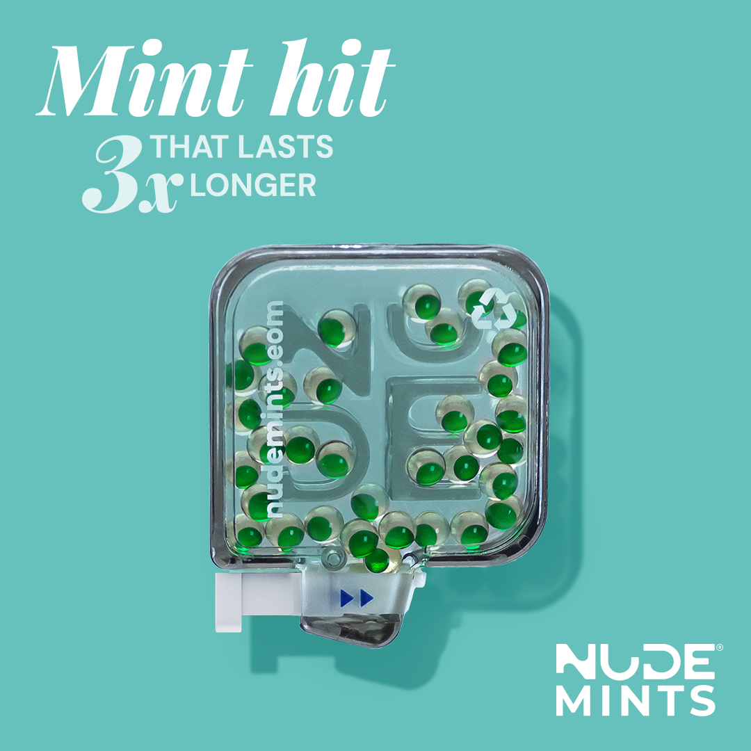 NUDE Mints - Dual Action Liquid Mint Capsules (Spearmint)