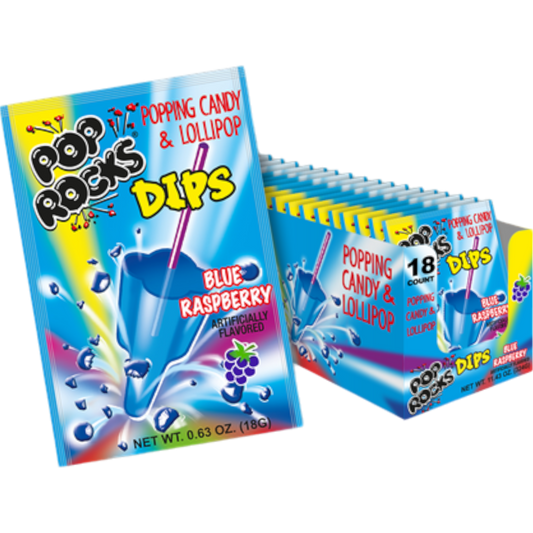 Pop Rocks Blue Raspberry Dips