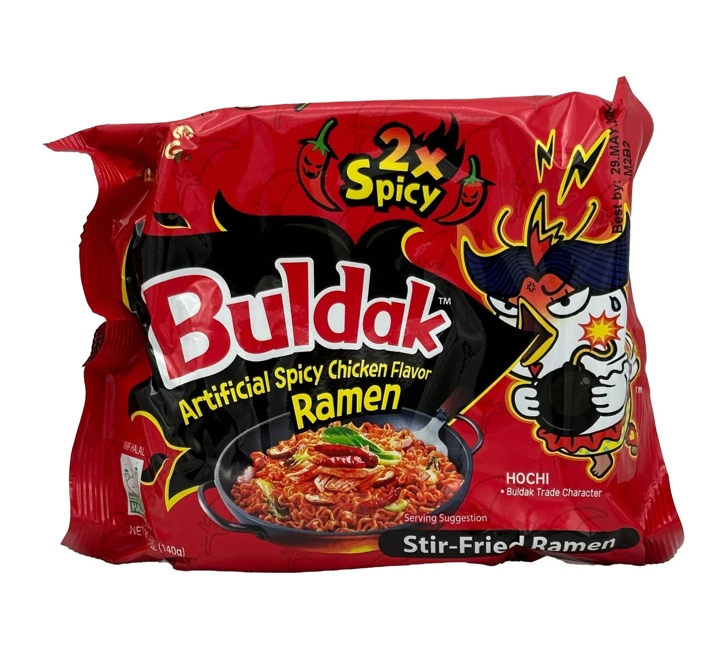 BULDAK STIR-FRIED SPICY CHICKEN RAMEN 2X SPICY (KOREA)