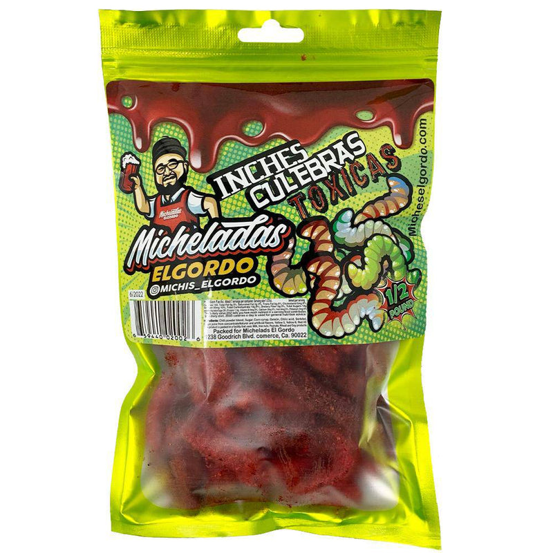 MICHELADAS EL GORDO CULEBRAS TOXICAS CANDY (USA)