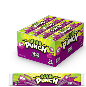 SOUR PUNCH GRAPE STRAWS