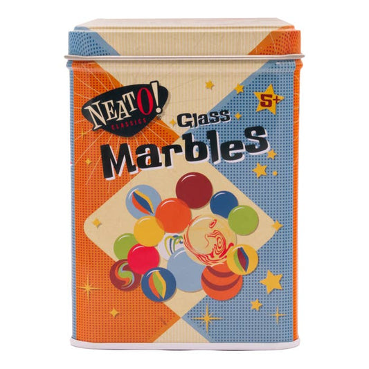 Neato! Marbles In A Tin Box - Retro Classic