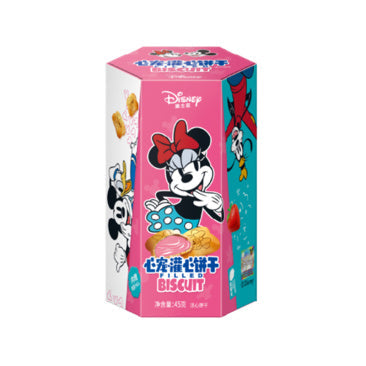 BINQI DISNEY FILLED BISCUITS - STRAWBERRY FLAVOR (CHINA)