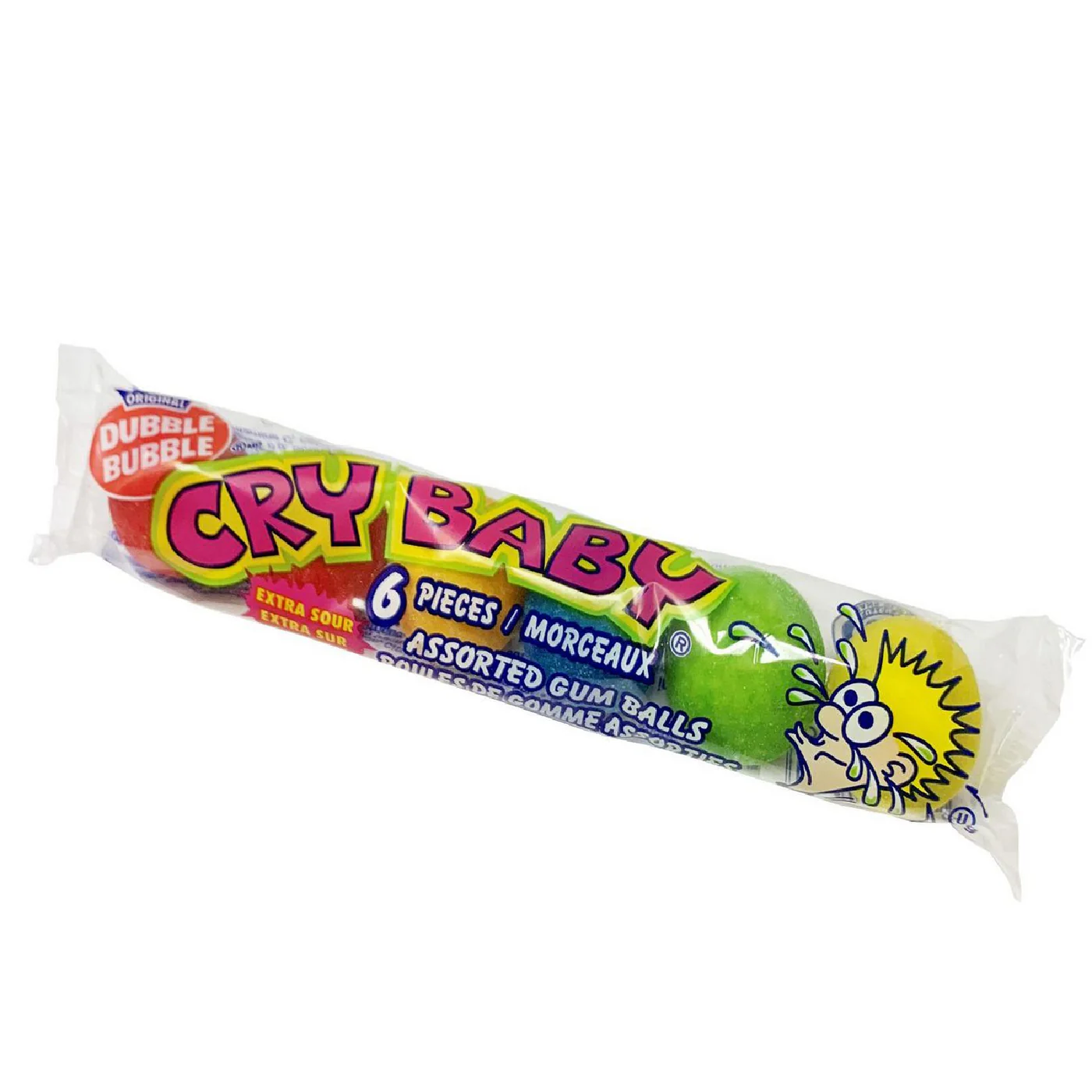 Cry Baby Sour Bubble Gum 4pc