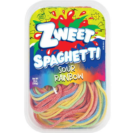 Sour Rainbow Silly Spagetti | Zweet | 10 oz