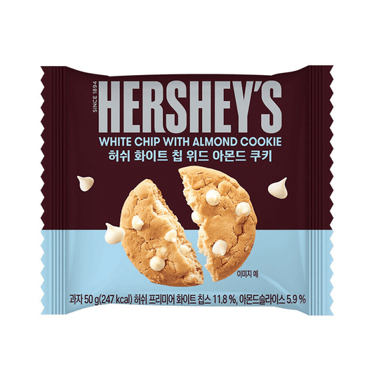 HERSHEYS WHITE CHIP WITH ALMOND COOKIE 50g (KOREA)