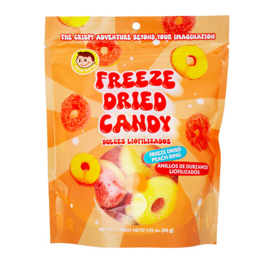 JOSH BOSH FREEZE DRIED CANDY PEACH RINGS (USA)