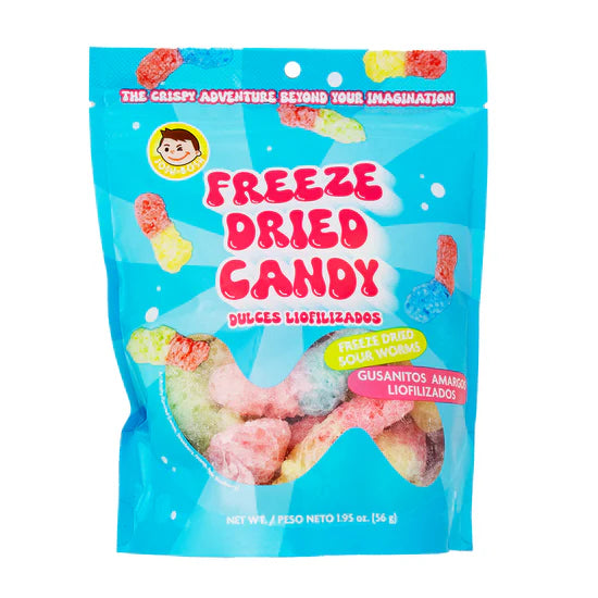 JOSH BOSH FREEZE DRIED CANDY SOUR WORMS (USA)