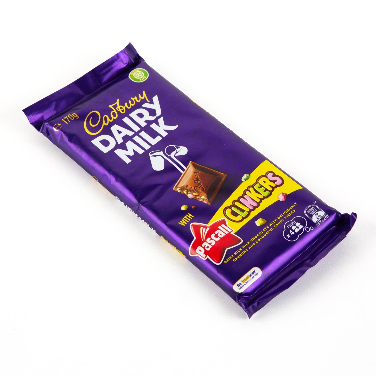 Cadbury Pascall Clinkers Block 6.0oz (170g) Australian