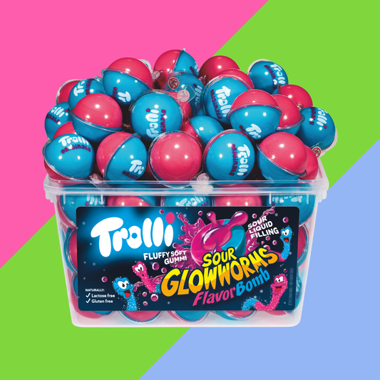 Trolli Sour Glow Worms Flavourbomb