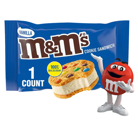 M&M COOKIE SANDWICHES VANILLA (USA)