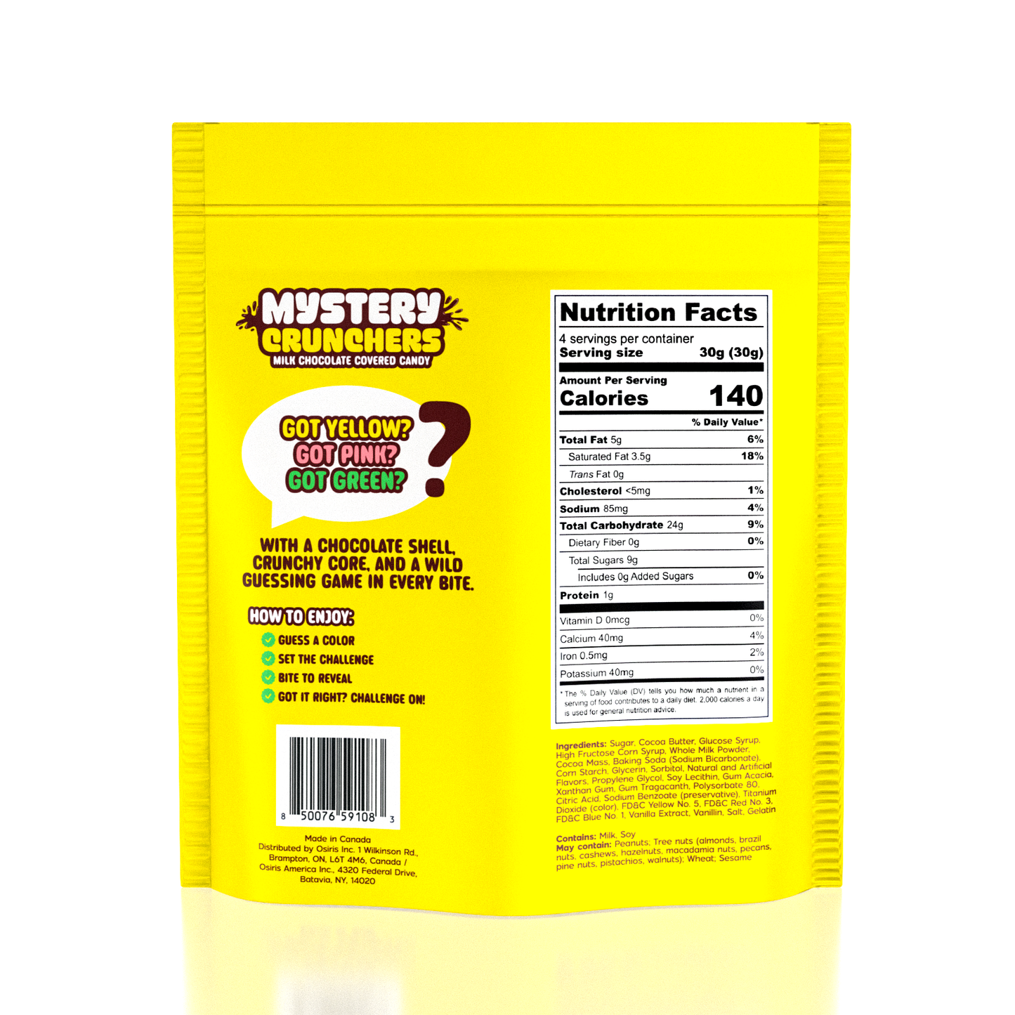 Mystery Crunchers Color Viral Reveal Chocolate Bites (120g)