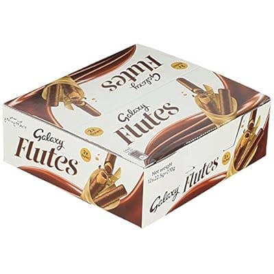 Galaxy Flutes Chocolate Wafer Rolls (12x22.5g) (Egypt)
