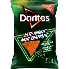 DORITOS LATE NIGHT CREAMY JALAPENO POPPER (CANADA)