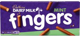 CADBURY MINT CHOCOLATE FINGERS (UK)