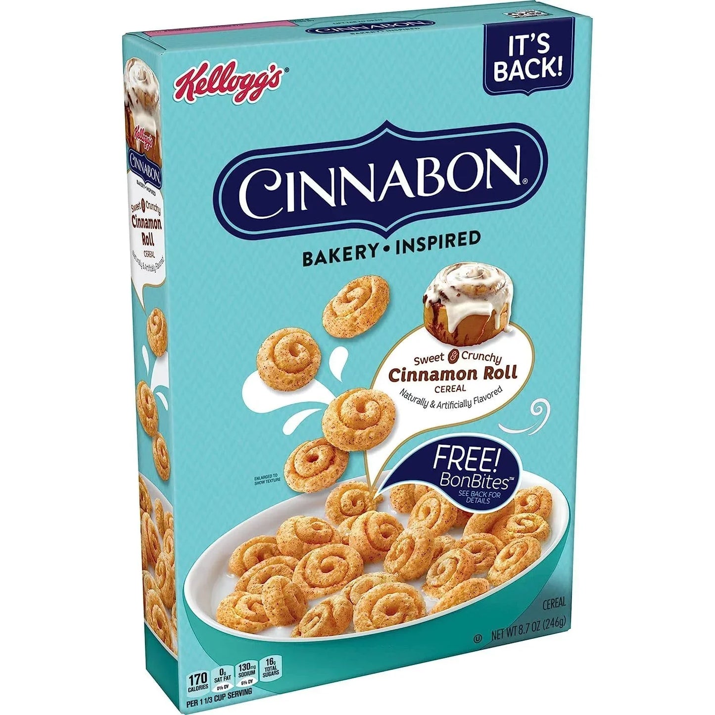 CINNABON COLD BREAKFAST CEREAL (USA)