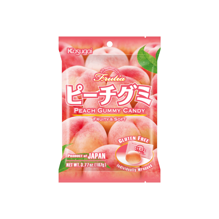 KASUGAI PEACH GUMMY CANDY (JAPAN)