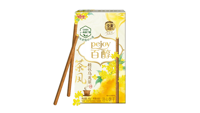 GLICO POCKY JAPANESE OSMANTHUS OOLONG TEA PEJOY COOKIE STICKS (TAIWAN)