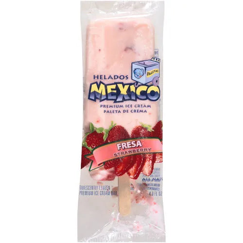 HELADOS MEXICO ICE CREAM BAR STRAWBERRY 4 FL.OZ (MEXICO)