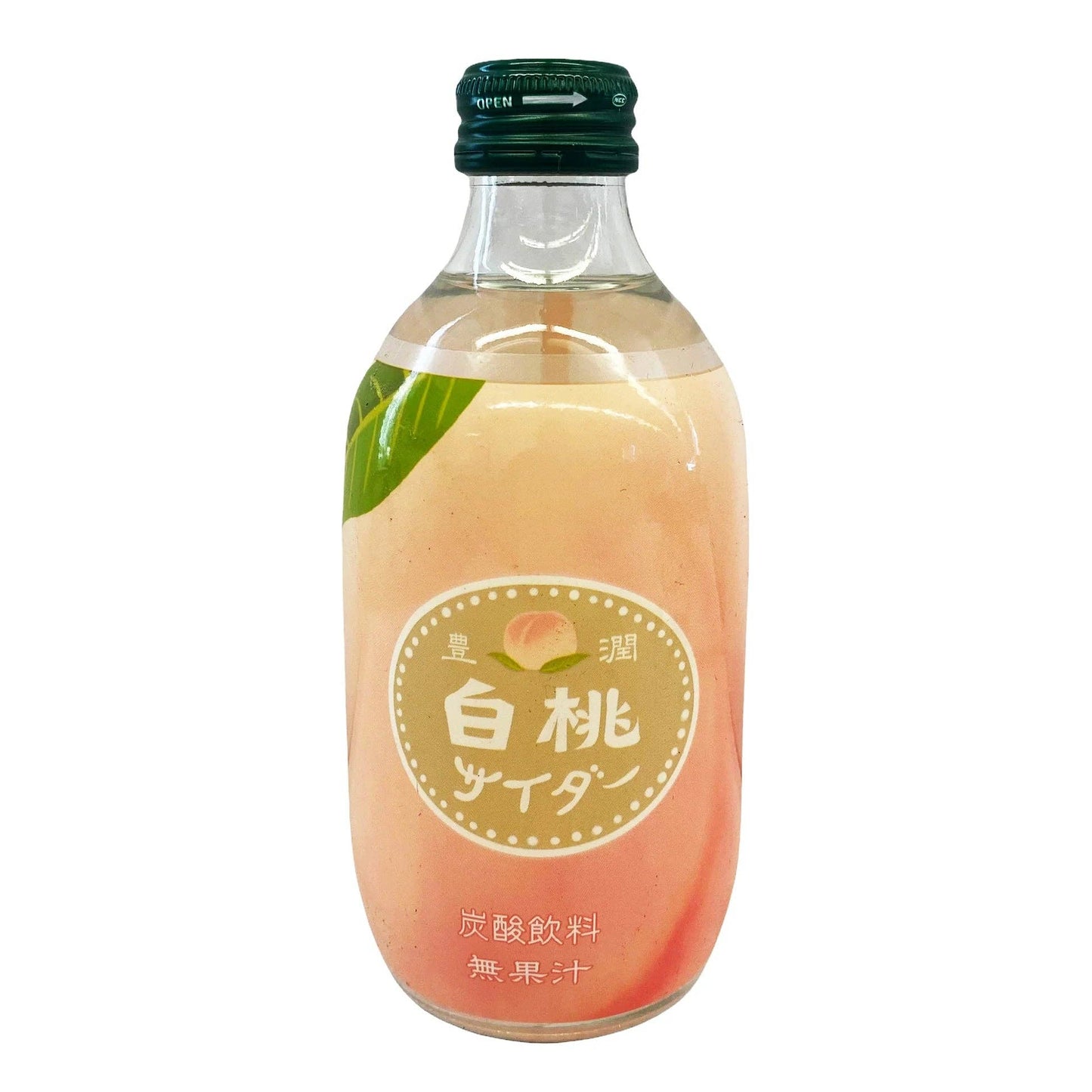 Tomomasu Peach Cider 300ml Glass Bottle (Japan)