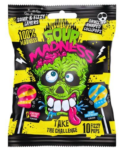 Limited Import - Sour Madness Original Lollipop.