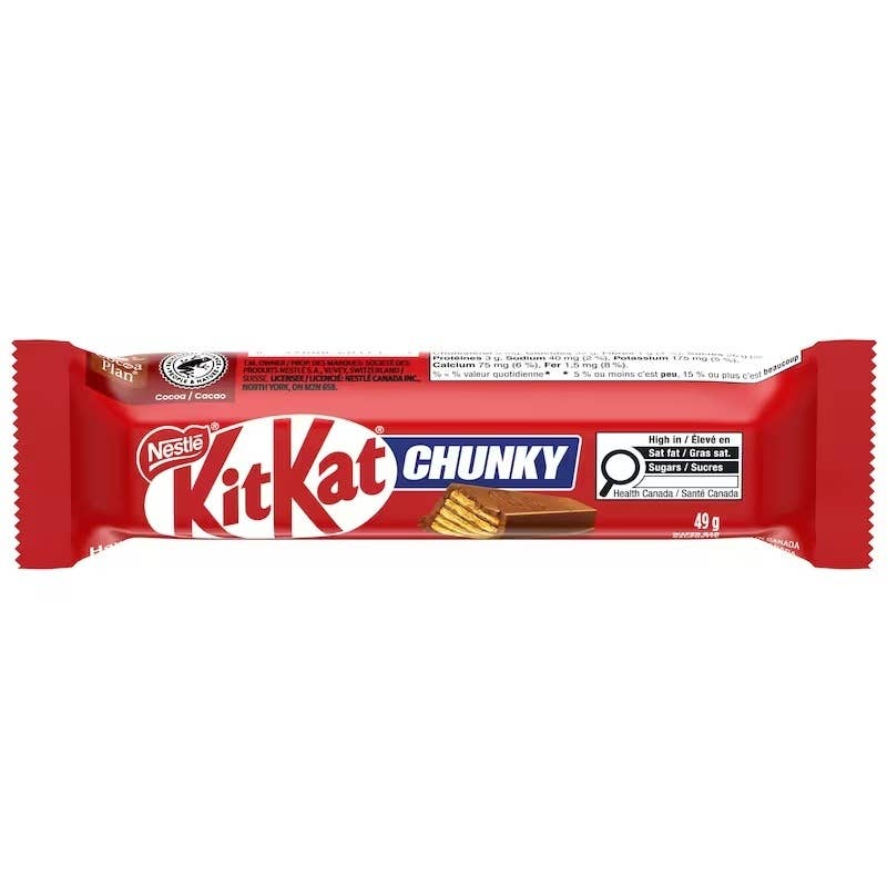 Kit Kat Chunky Chocolate Bar Canadian Version 49 g 🇨🇦